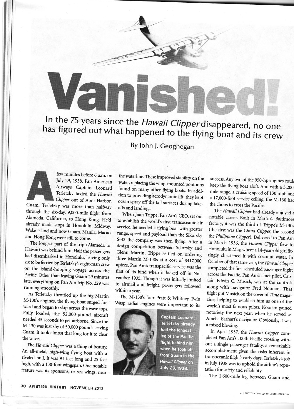 Aviation_History_Nov._2013_Vanished_P._30
