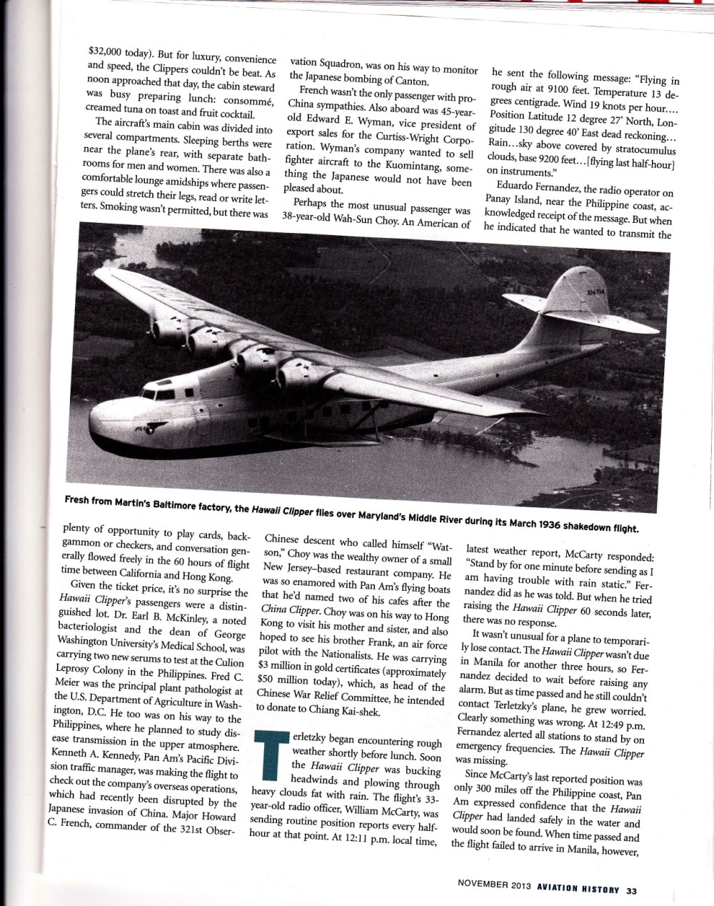 Aviation_History_Nov._2013_Vanished_P._33