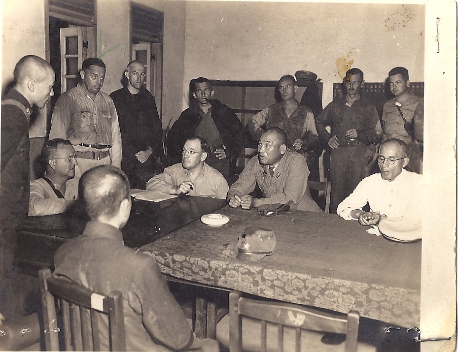 Brigadier General Robert Blake taking operational control of Truk Lagoon