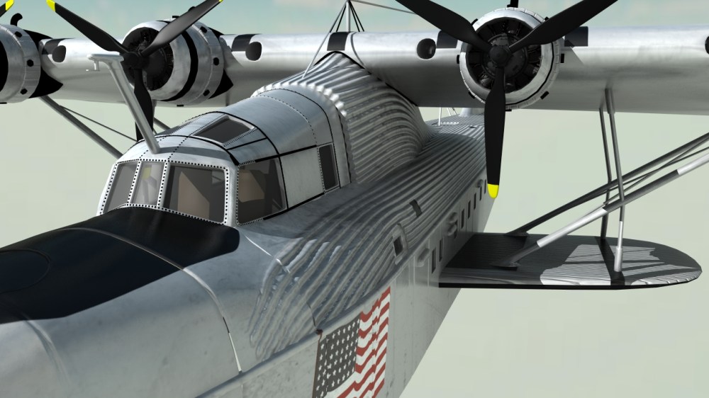 Hawaii CLipper 3D model v4