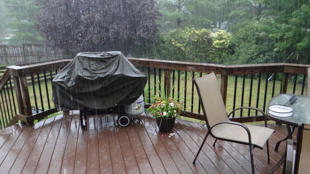 Heavy all-day summer downpours may delay my flight?